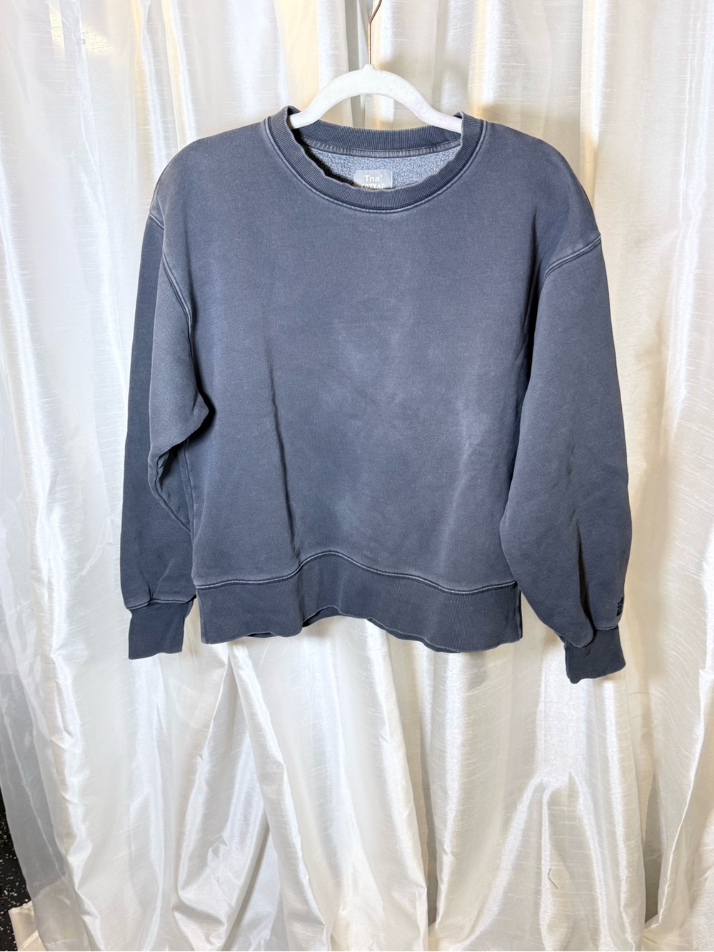TNA Washed Charcoal Crewneck Sweatshirt